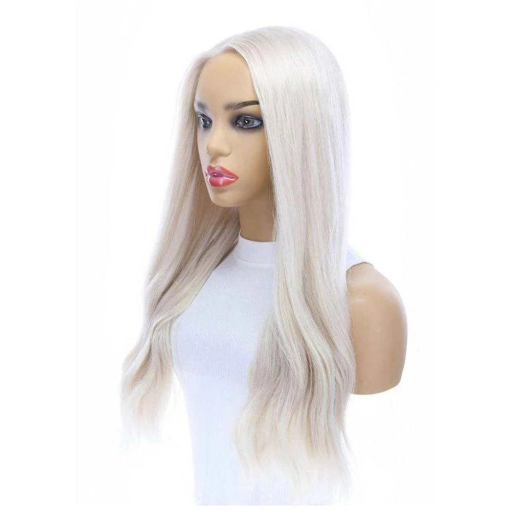 24" Divine Lace Top Wig Ice Blonde - Image 7