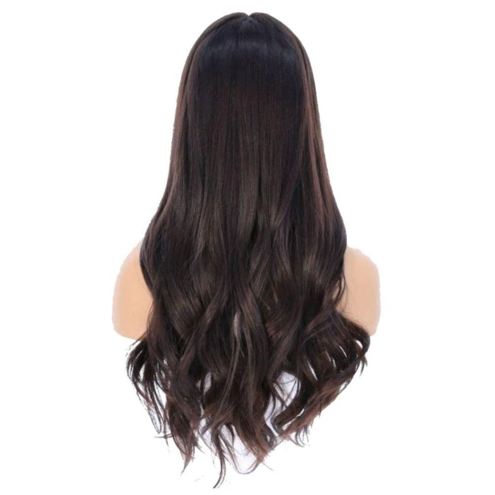 24" Divine Luxe Lace Top Wig #2 Neutral Dark Brown - Image 3
