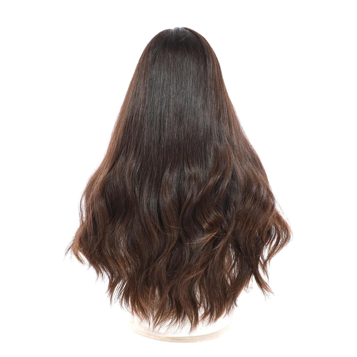 24" Divine Luxe Lace Top Wig #4 Dark Brown - Image 3