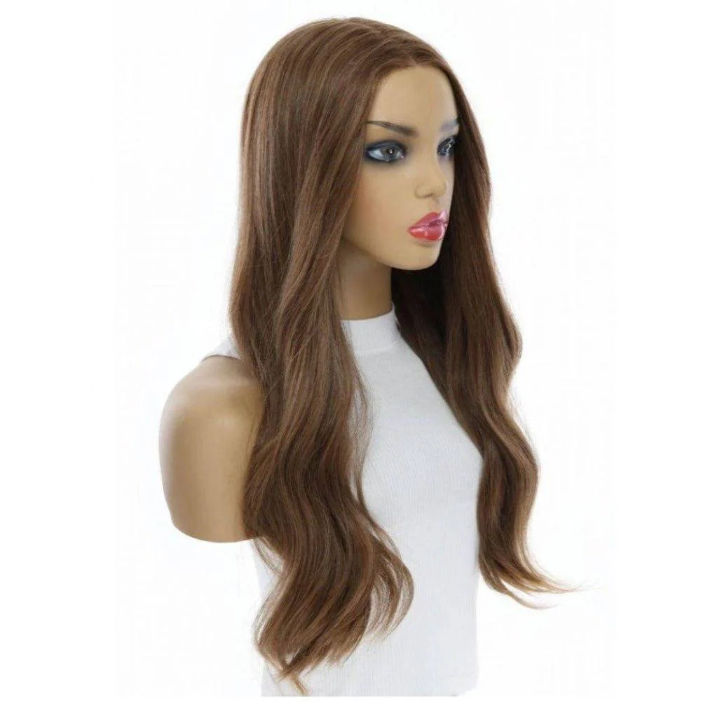 24" Divine Luxe Lace Top Wig #12 Warm Light Brown - Image 3