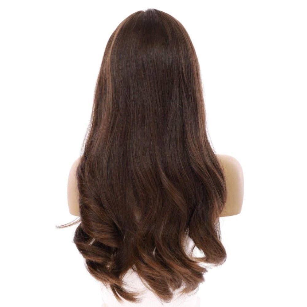 24" Divine Luxe Lace Top Wig #5 Warm Dark Brown - Image 3
