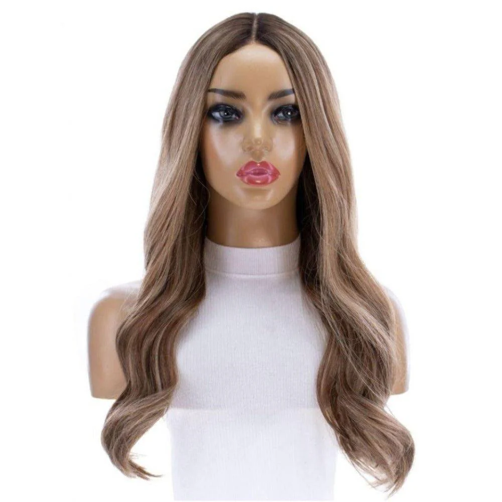24" Divine Lace Top Wig Medium Blonde - Image 2