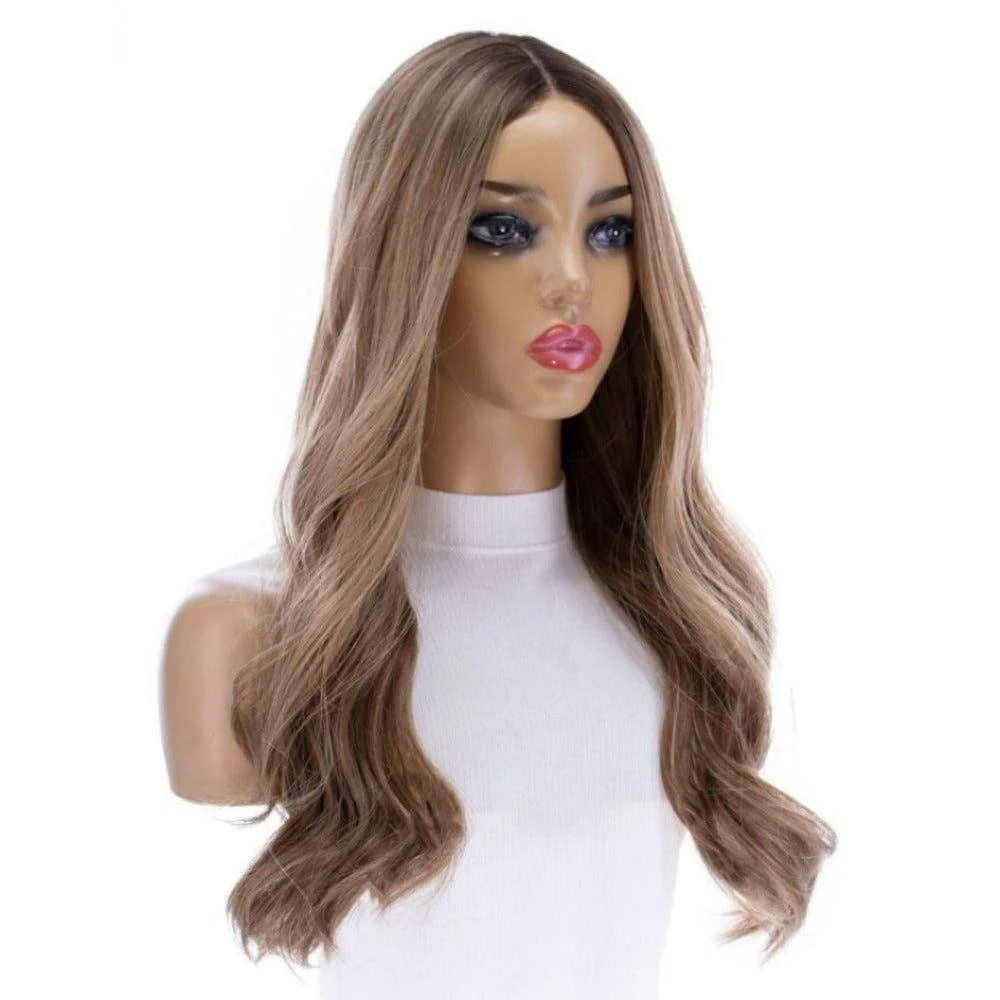 24" Divine Lace Top Wig Medium Blonde - Image 3