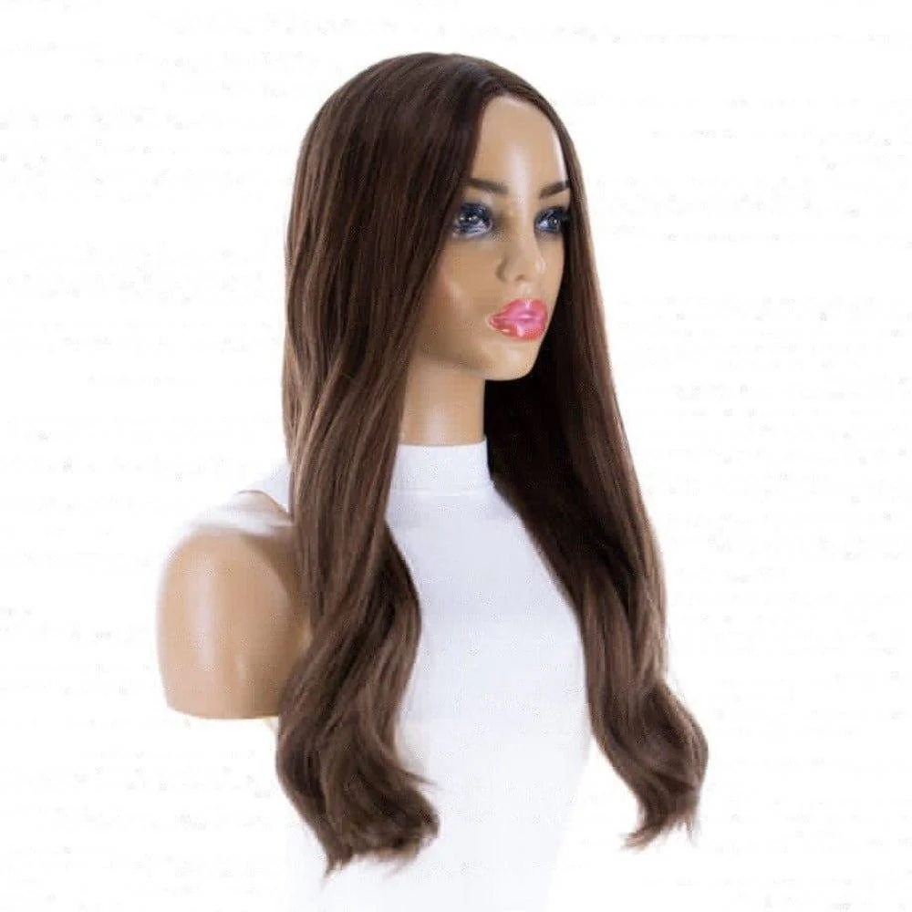 24" Divine Lace Top Wig Medium Brown Babylight - Image 2