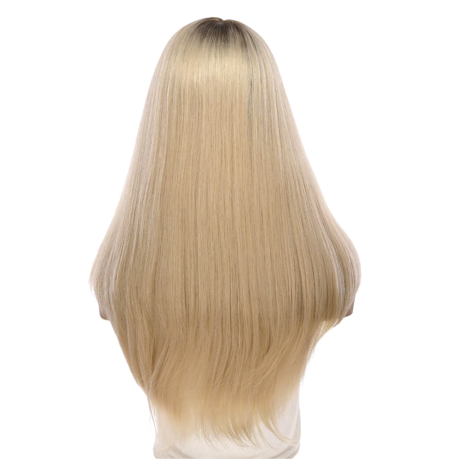 24" Gisele Silk Top Wig Beige Blonde - Image 3