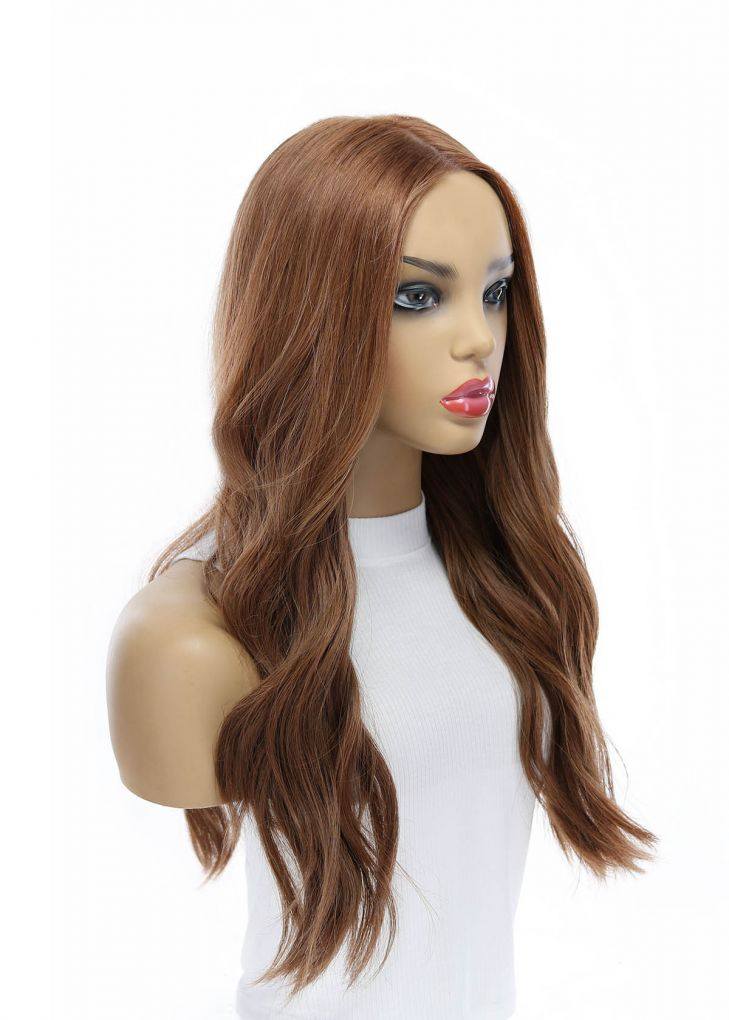 24" Gisele Silk Top Wig Copper - Image 2