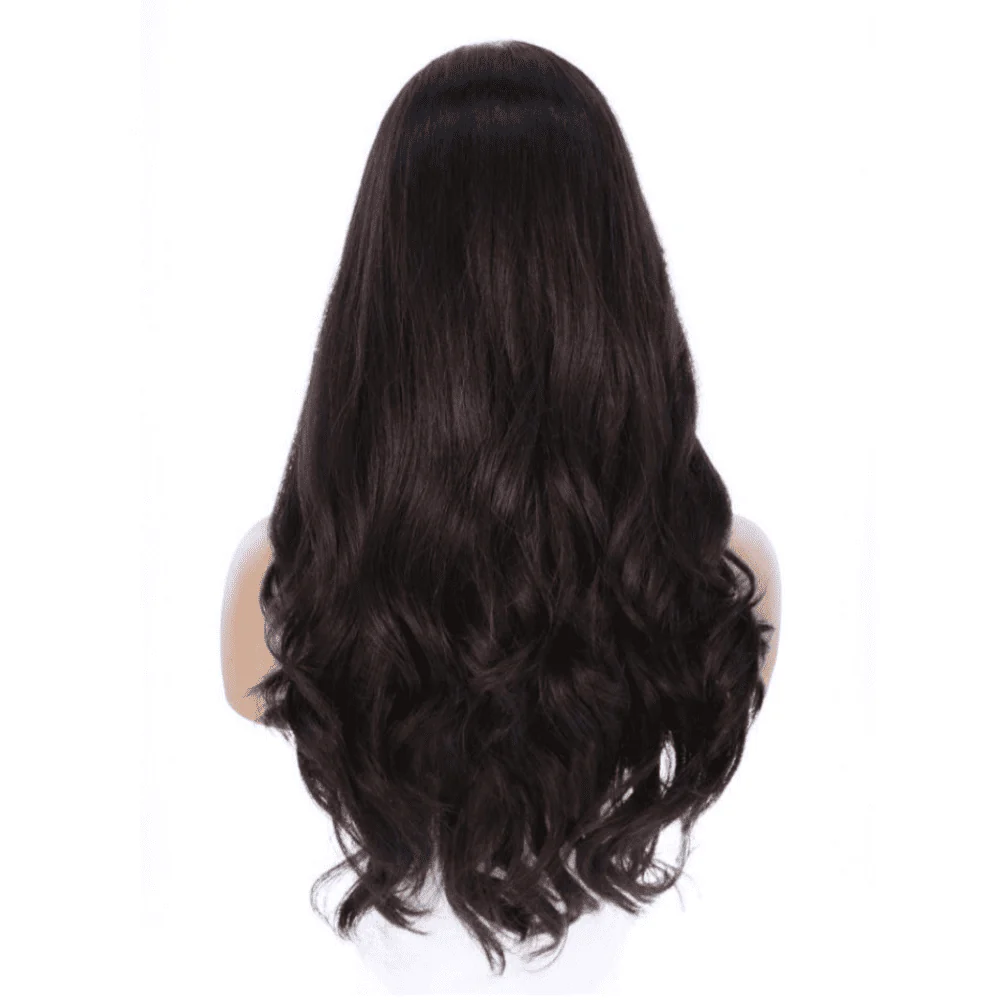 24" Gisele Silk Top Wig Natural Black - Image 4