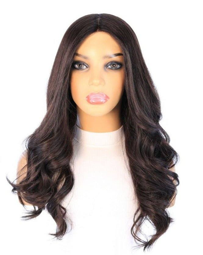 24" Gisele Silk Top Wig Soft Black - Image 3