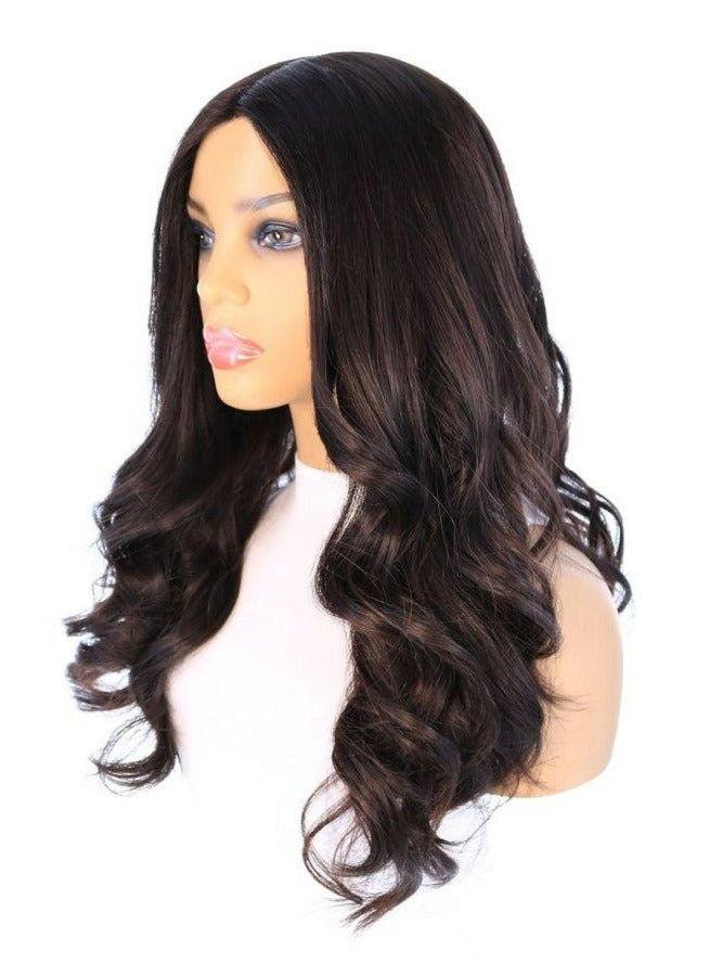 24" Gisele Silk Top Wig Soft Black - Image 4