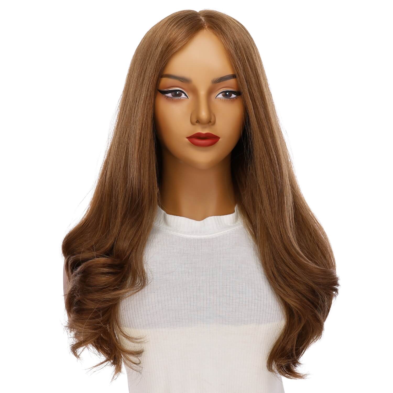 24" Gisele Silk Top Wig Strawberry Blonde - Image 2