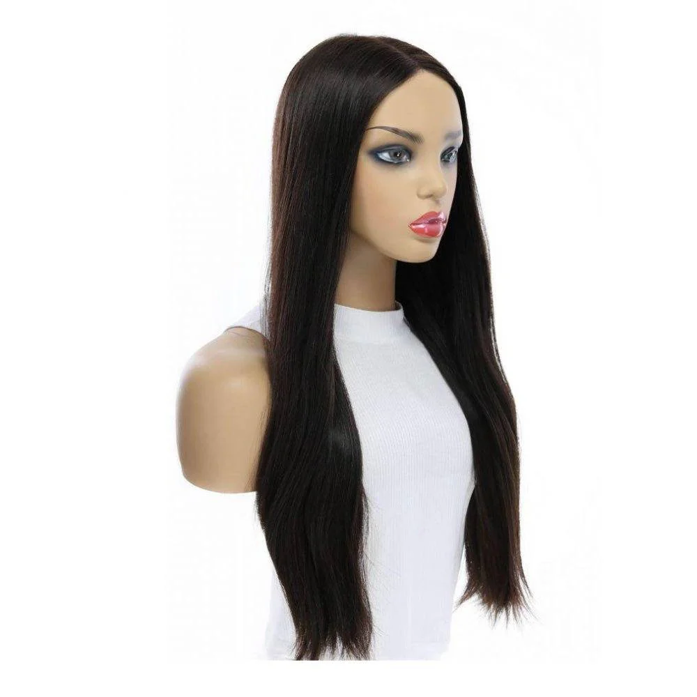 24" Secret Lace Top Wig #2 Neutral Dark Brown - Image 3