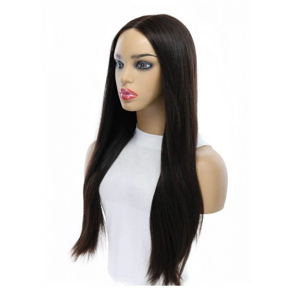 24" Secret Lace Top Wig #2 Neutral Dark Brown - Image 6