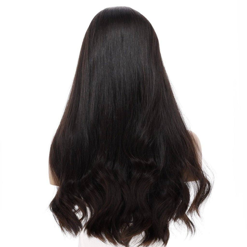 24" Luxe Silk Top Wig #1B Black - Image 3