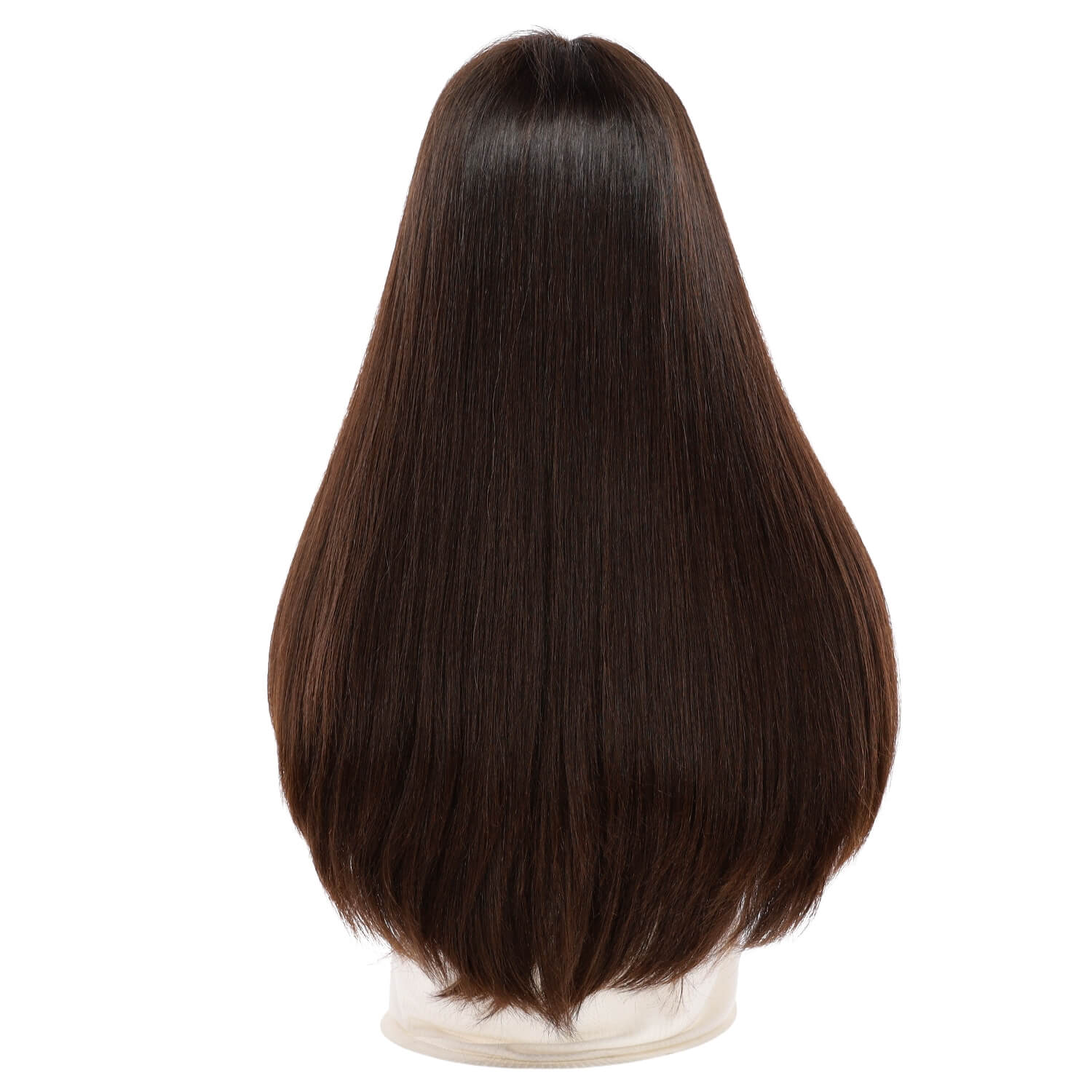 24" Secret Lace Top Wig #4 Dark Brown - Image 3