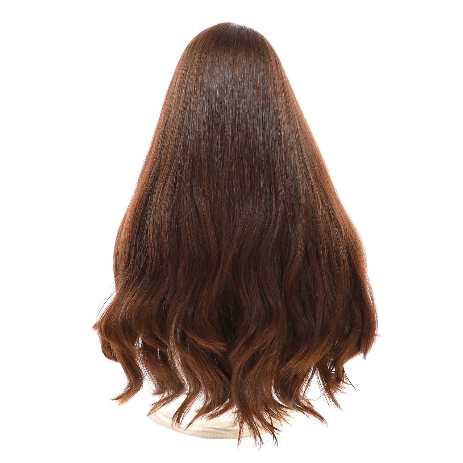 24" Secret Lace Top Wig #5 Warm Dark Brown - Image 3