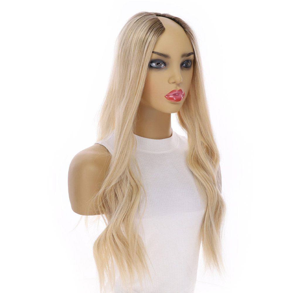 24" U-Shape Topper Beige Blonde - Image 4