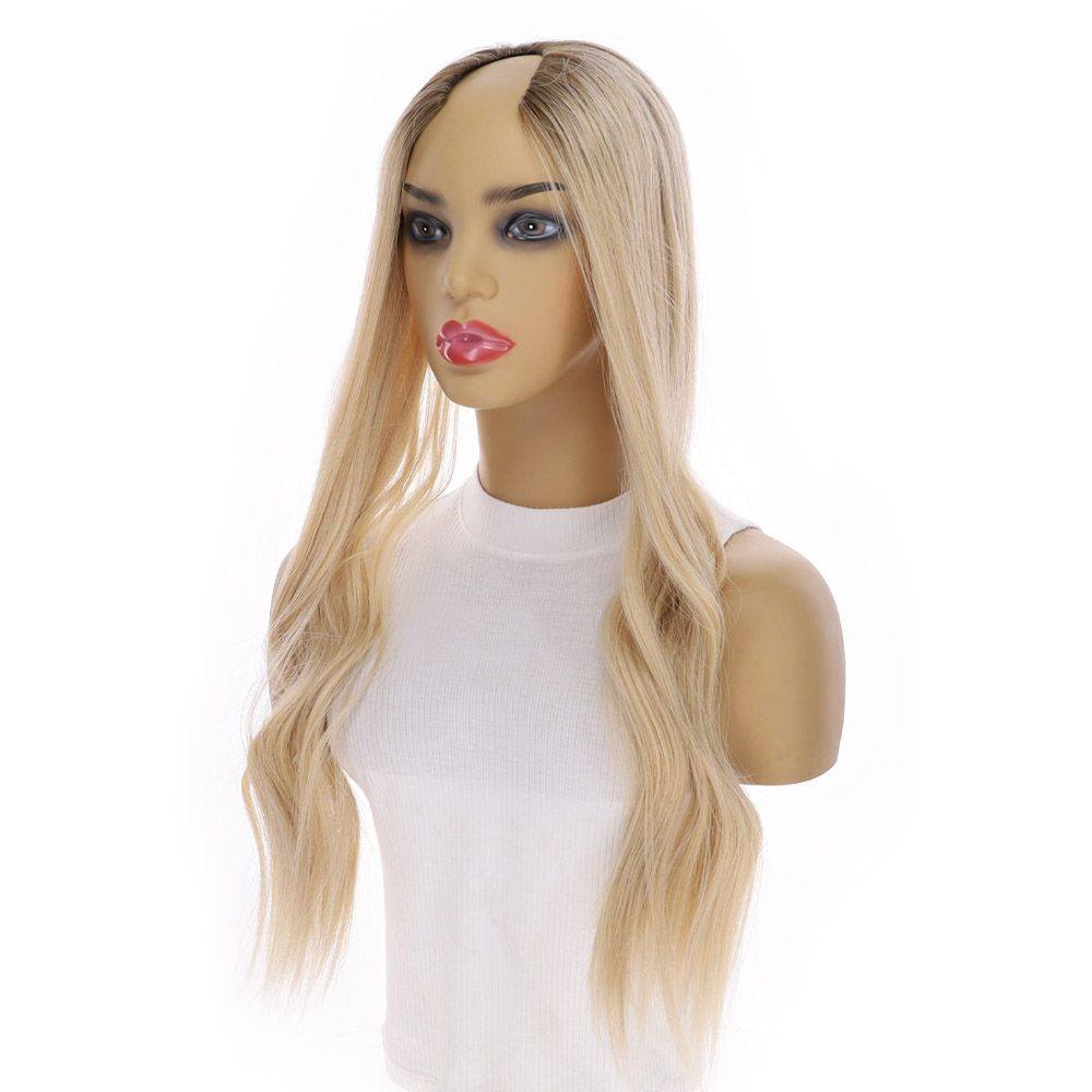 24" U-Shape Topper Beige Blonde - Image 6