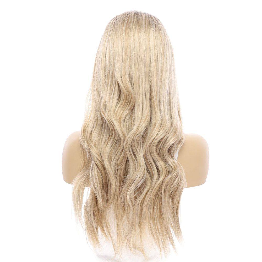 24" U-Shape Wig Ash Blonde - Image 7