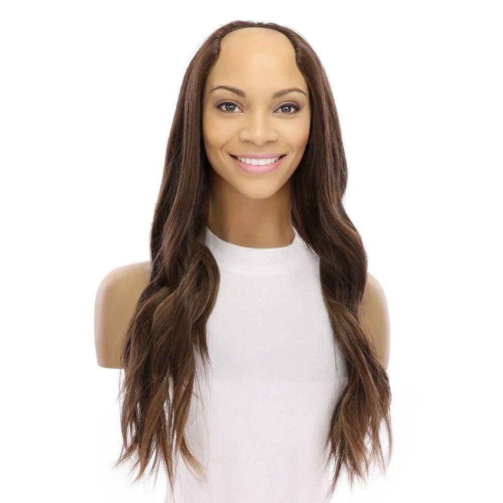 24" U-Shape Wig Medium Brown Babylight - Image 3