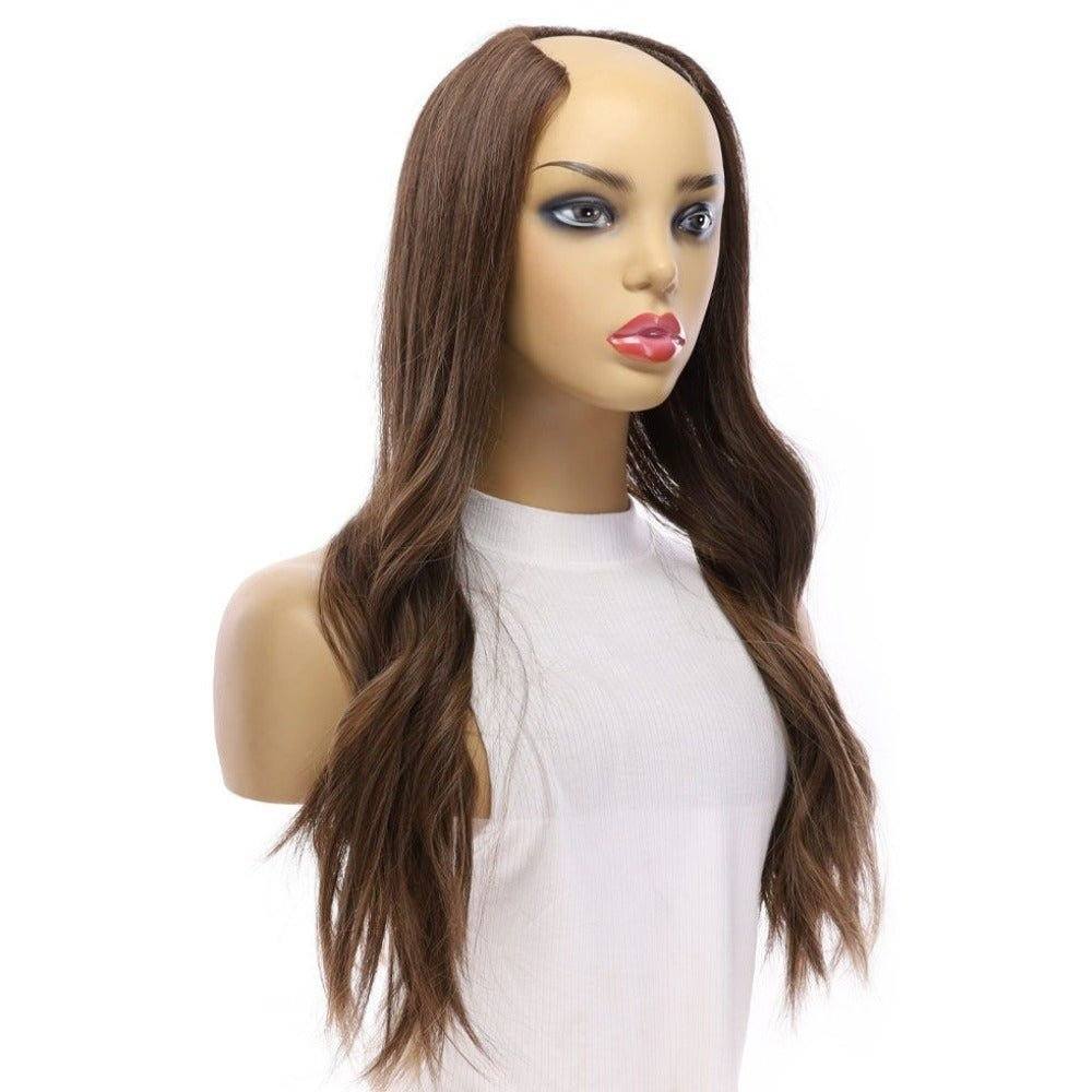 24" U-Shape Wig Medium Brown Babylight - Image 4