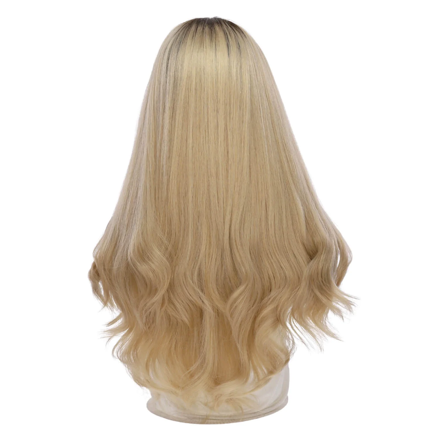 26" Amber Silk Top Wig Beige Blonde - Image 3
