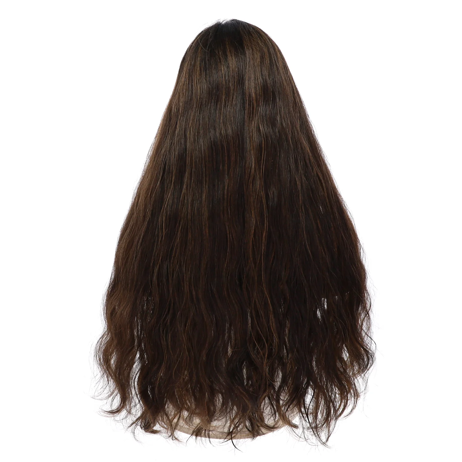 26" Divine Lace Top Topper Soft Black w/ Highlights Wavy - Image 3