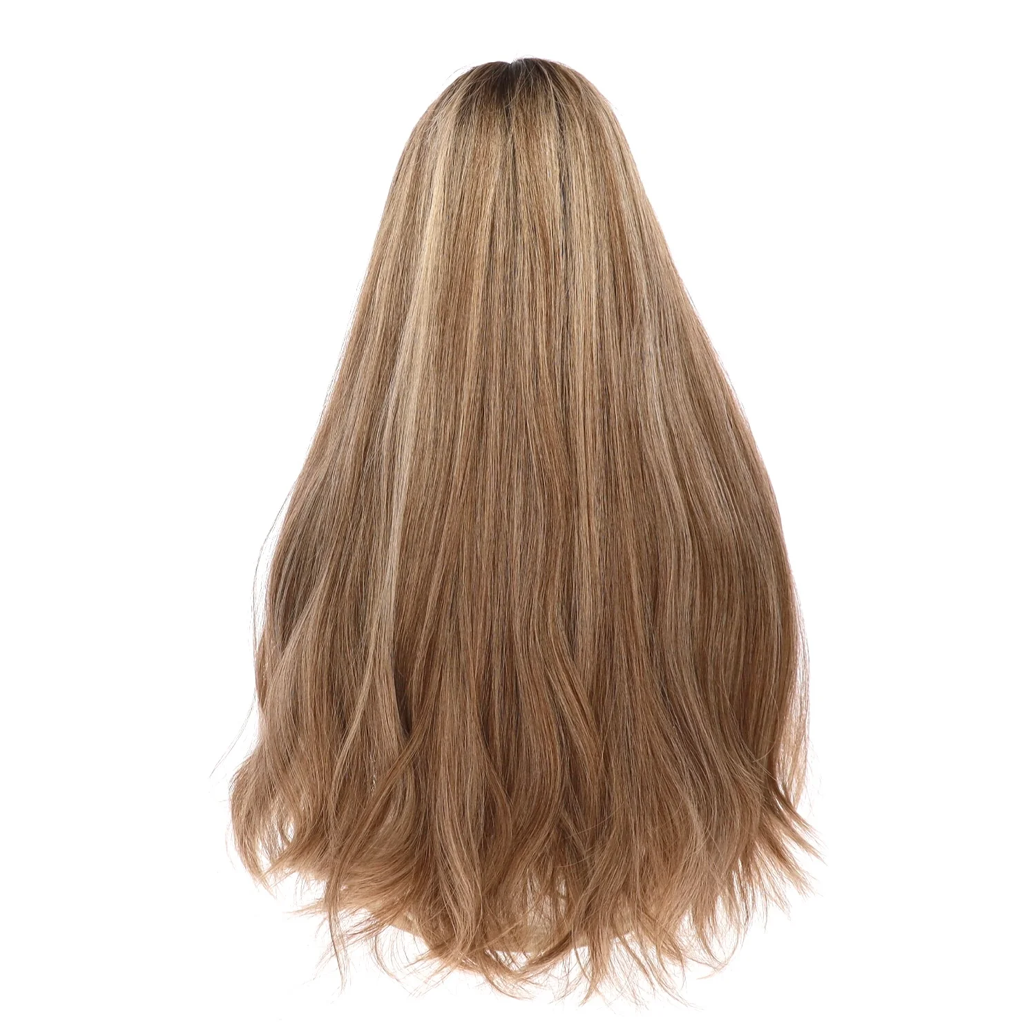 26" Divine Lace Top Wig Ashy Blonde w/ Highlights - Image 3