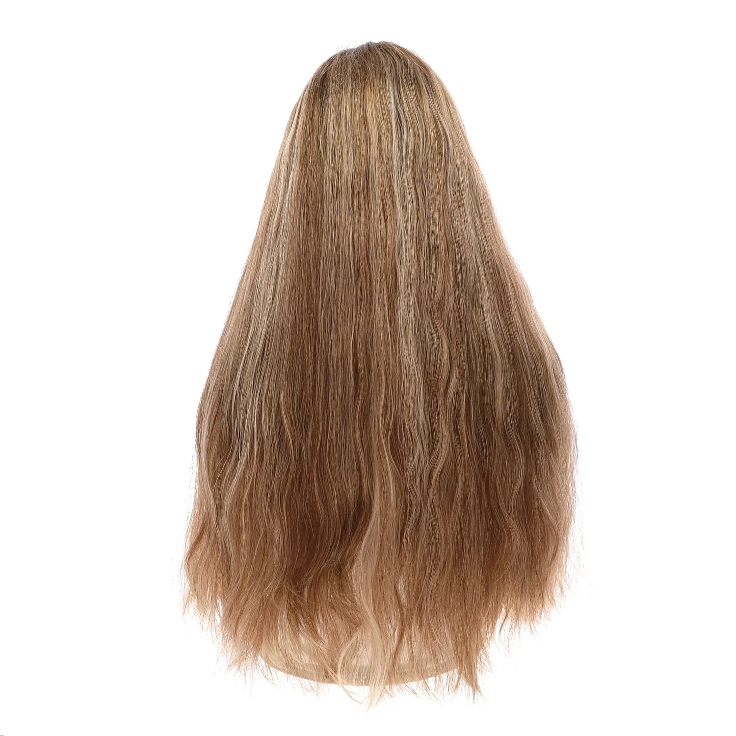 26" Divine Lace Top Wig Ashy Blonde w/ Highlights Wavy - Image 3