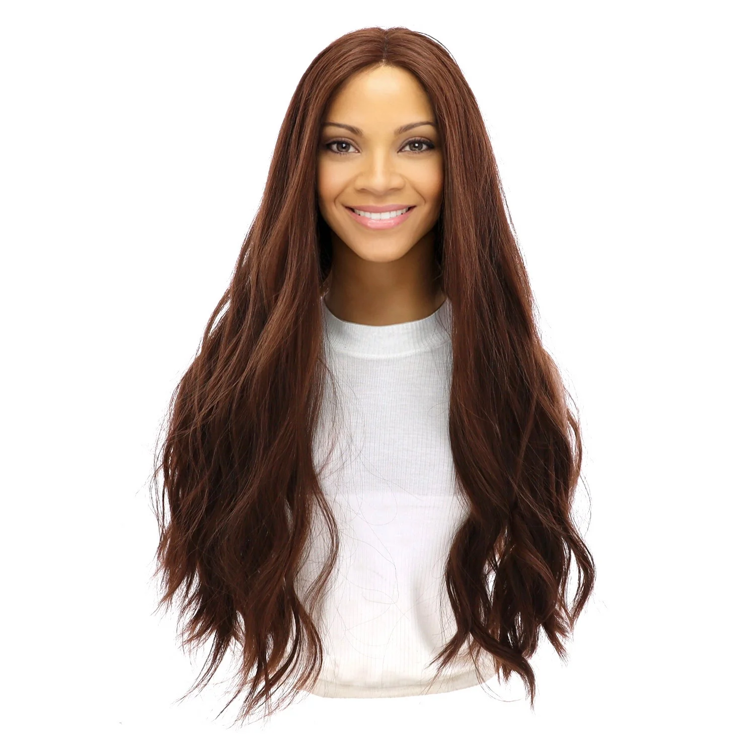 26" Divine Lace Top Wig Auburn - Image 2