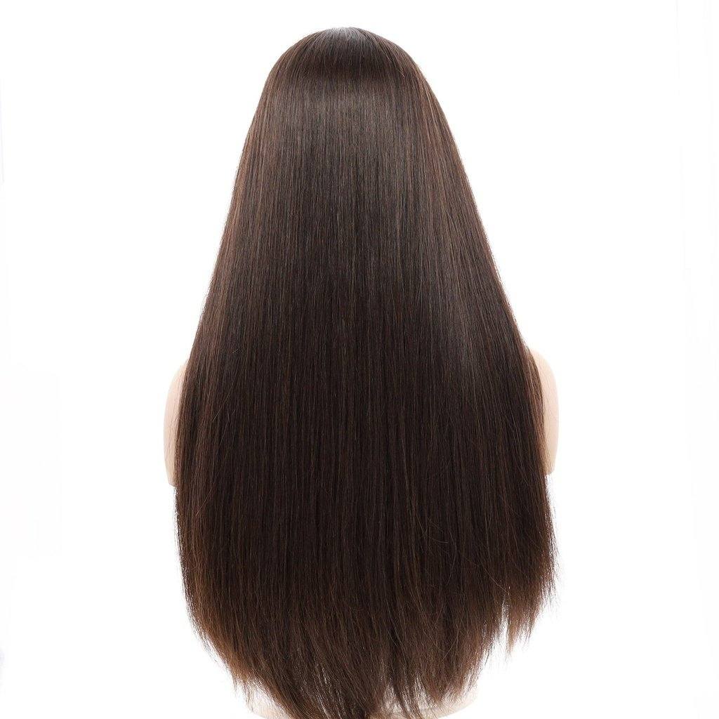 26" Divine Lace Top Wig Dark Brown - Image 3