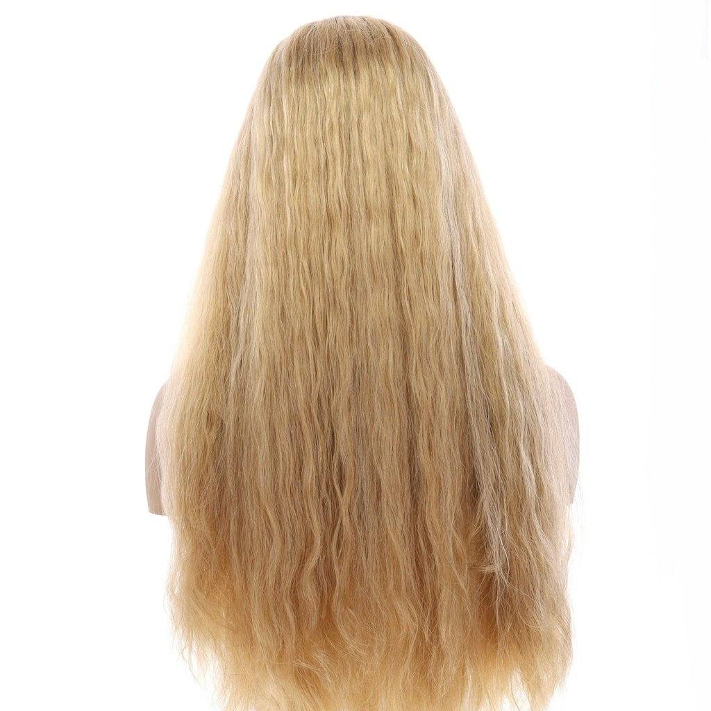 26" Divine Lace Top Wig Golden Blonde Wavy - Image 3