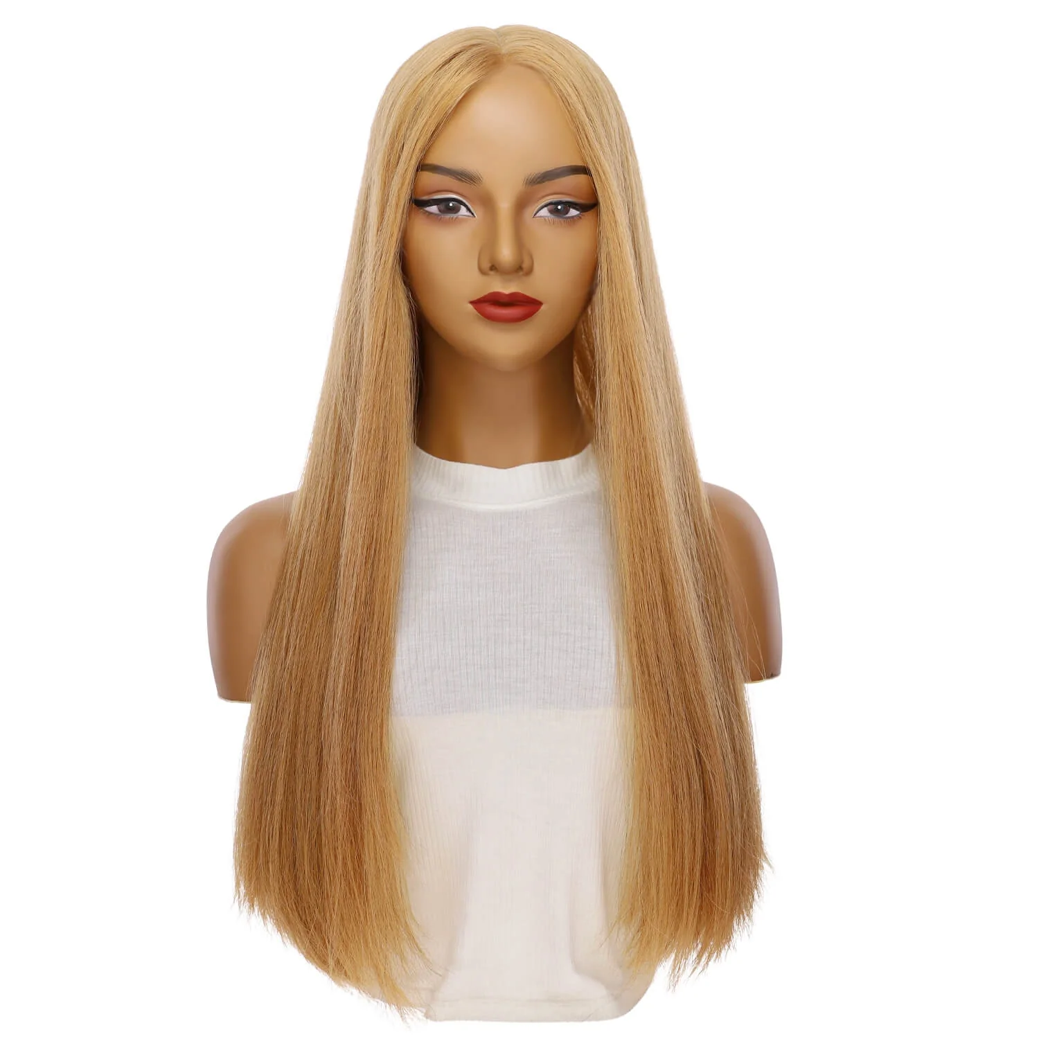 26" Divine Lace Top Wig Golden Strawberry - Image 2