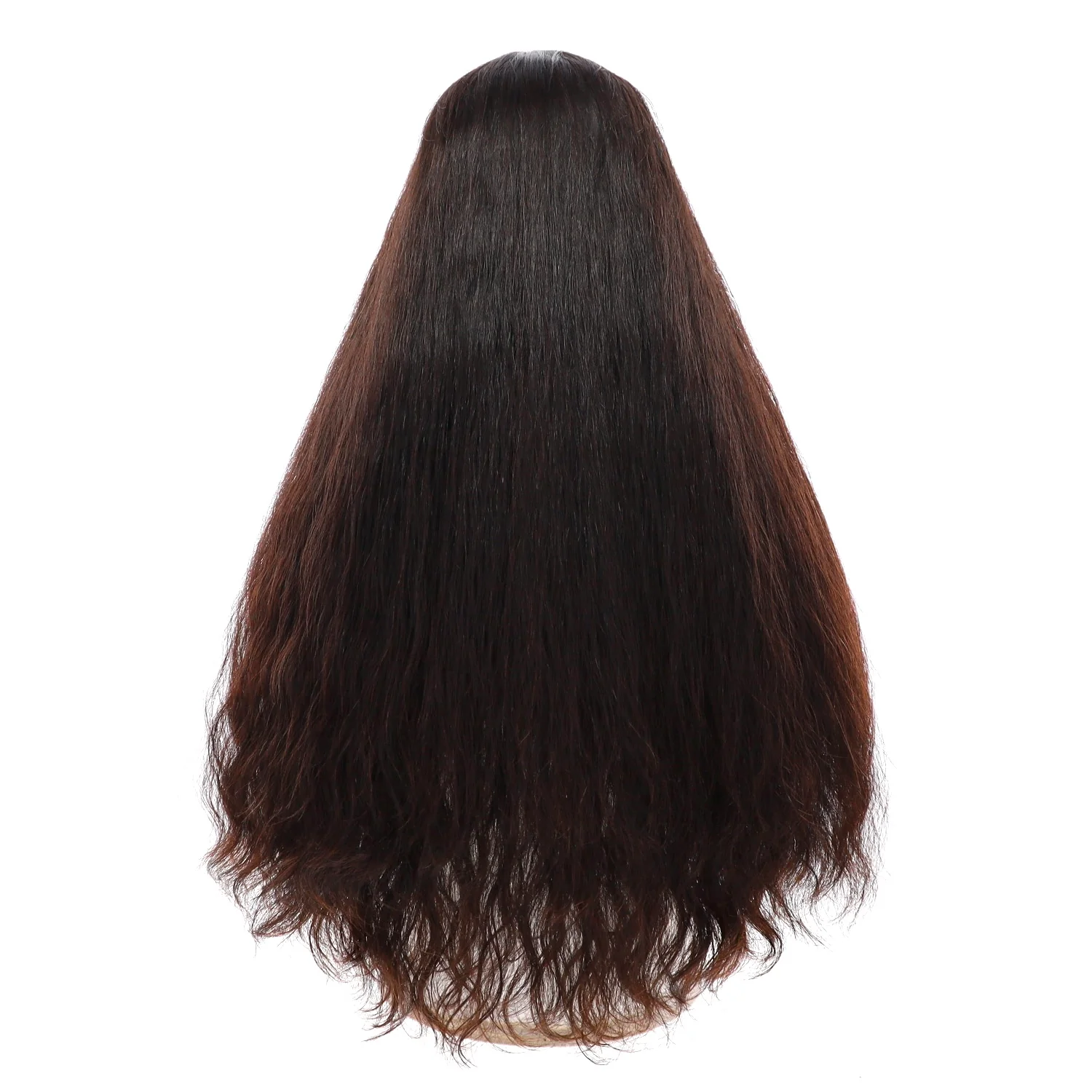 26" Divine Lace Top Wig Natural Black Wavy - Image 3