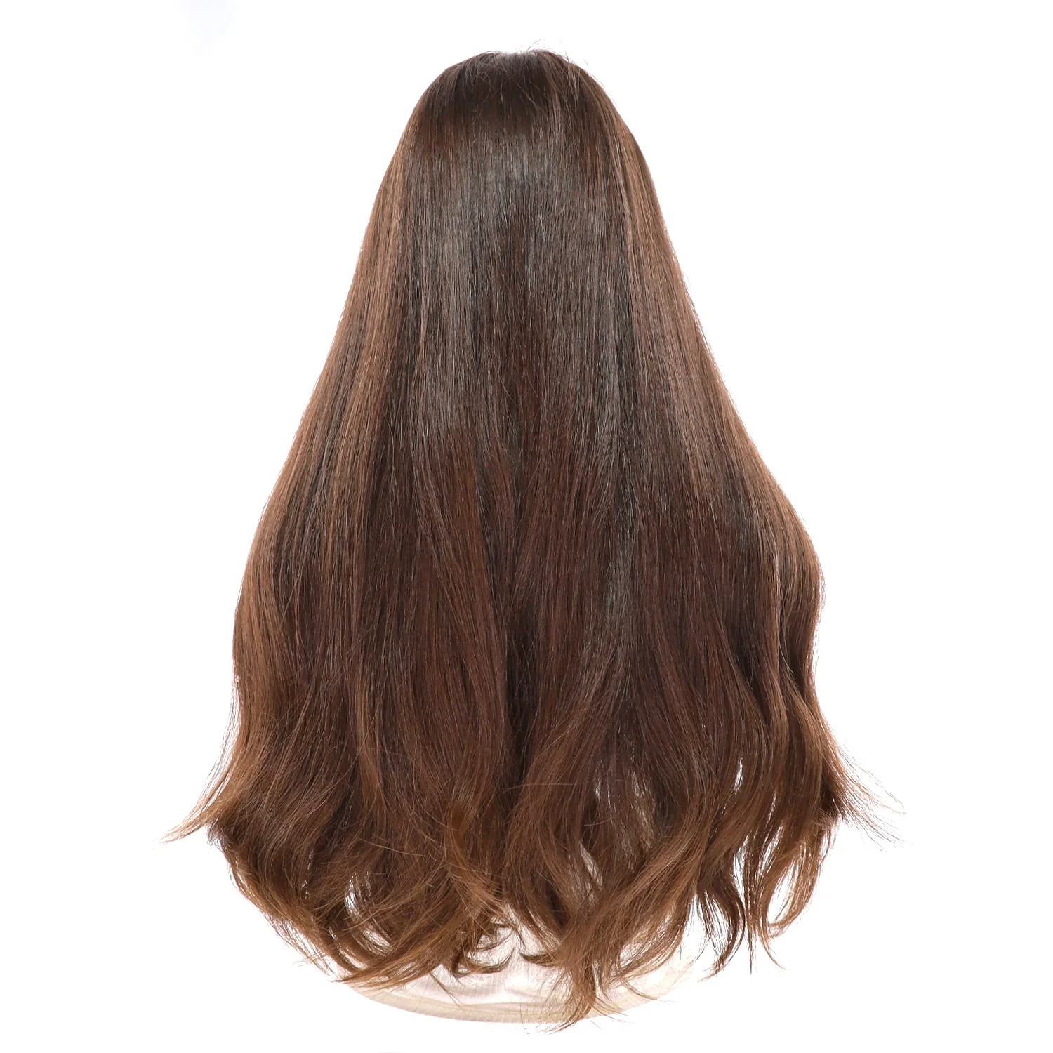 26" Divine Luxe Lace Top Wig #5 Dark Brown - Image 4