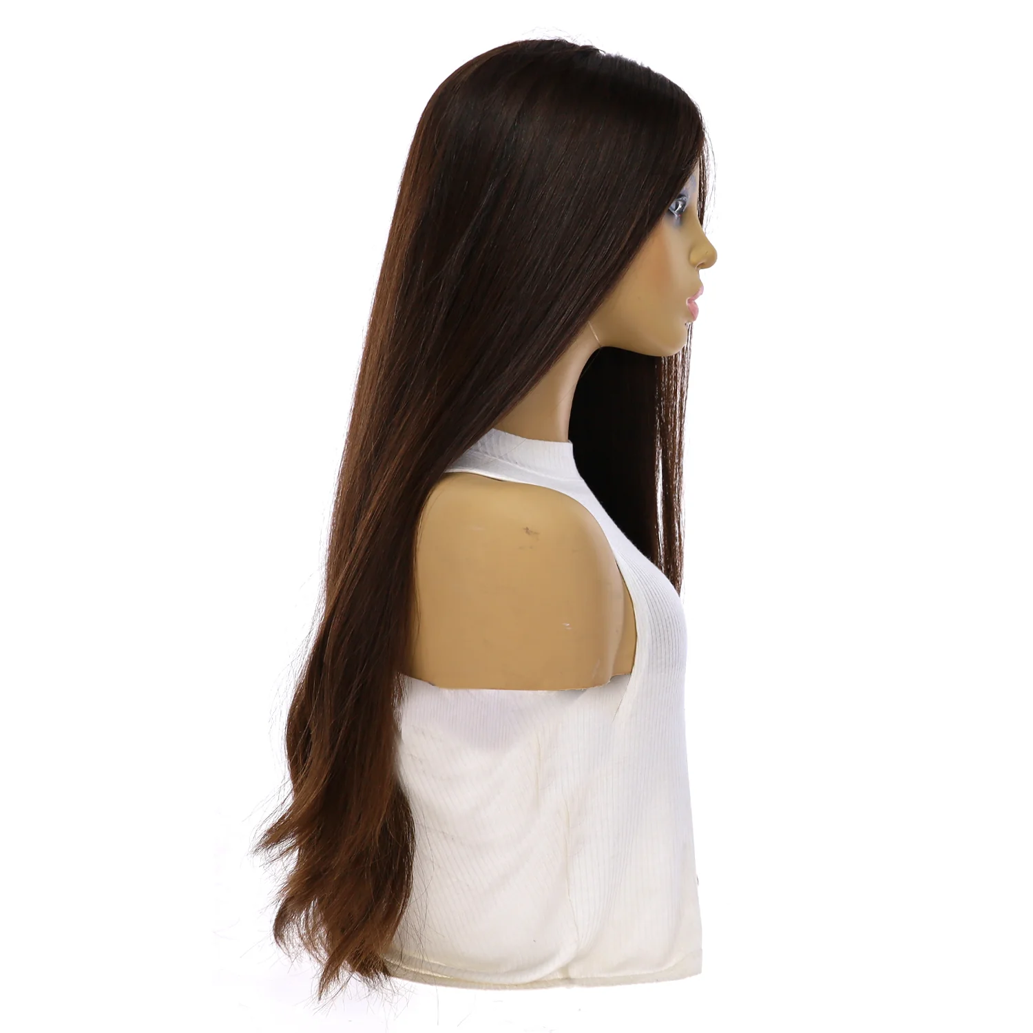 26" Divine Luxe Lace Top Topper #5 Warm Dark Brown - Image 2