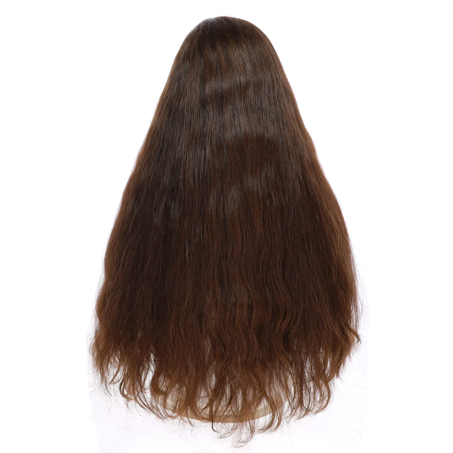 26" Divine Luxe Lace Top Topper #5 Warm Dark Brown Wavy - Image 3