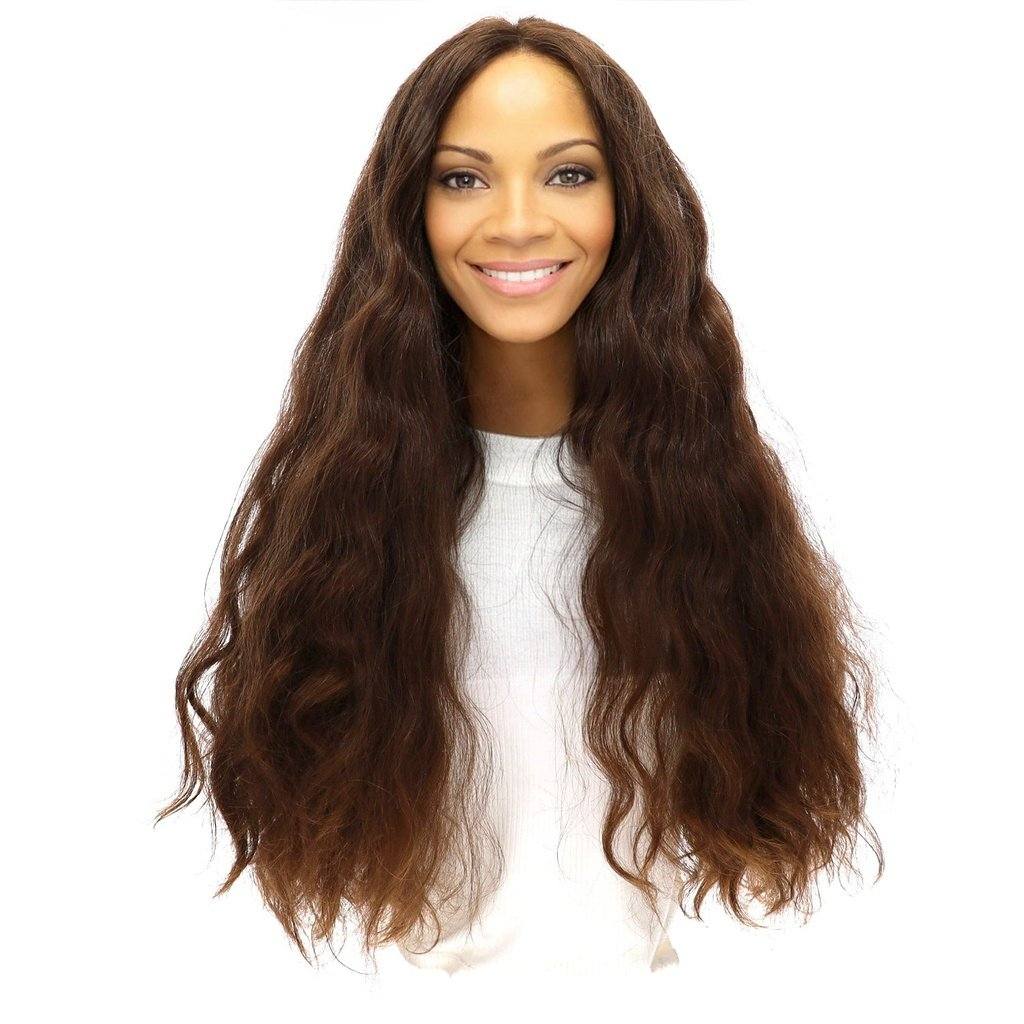 26" Divine Luxe Lace Top Wig #6 Neutral Medium Brown Wavy - Image 2
