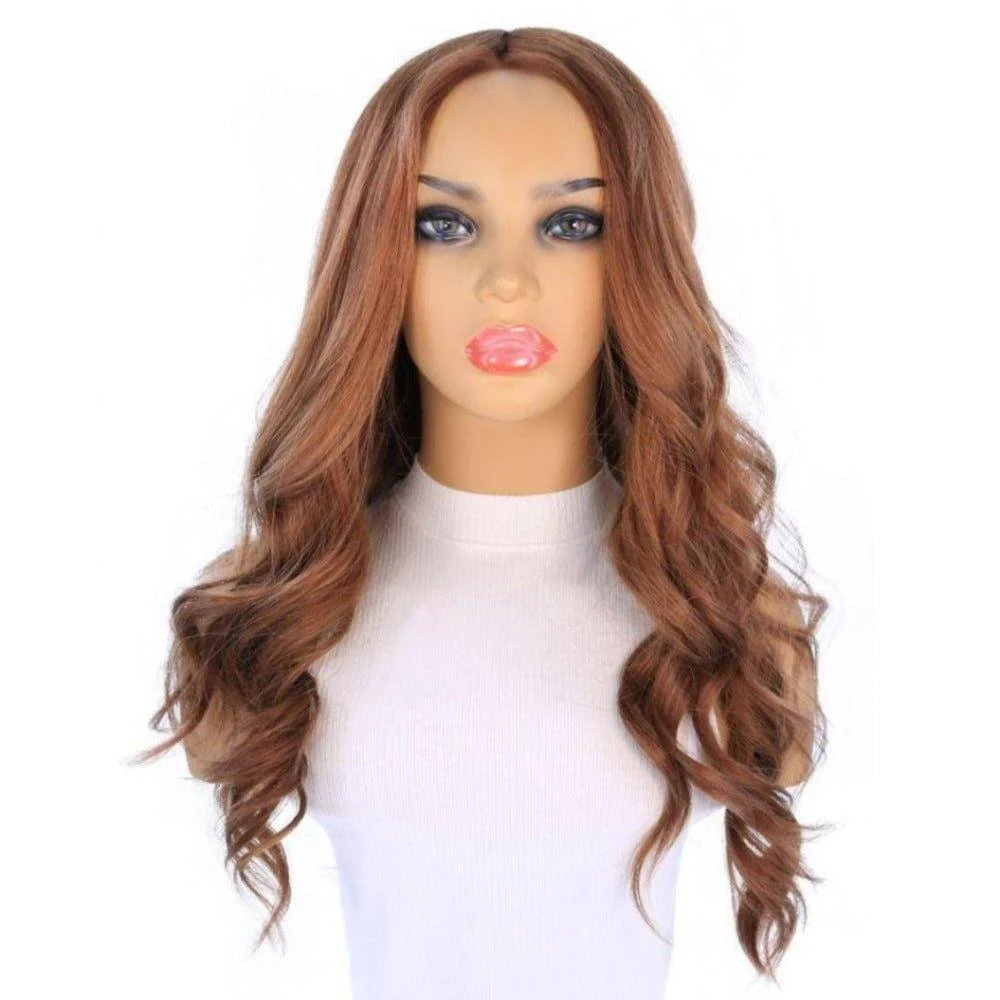 26" Amber Silk Top Wig Copper - Image 2