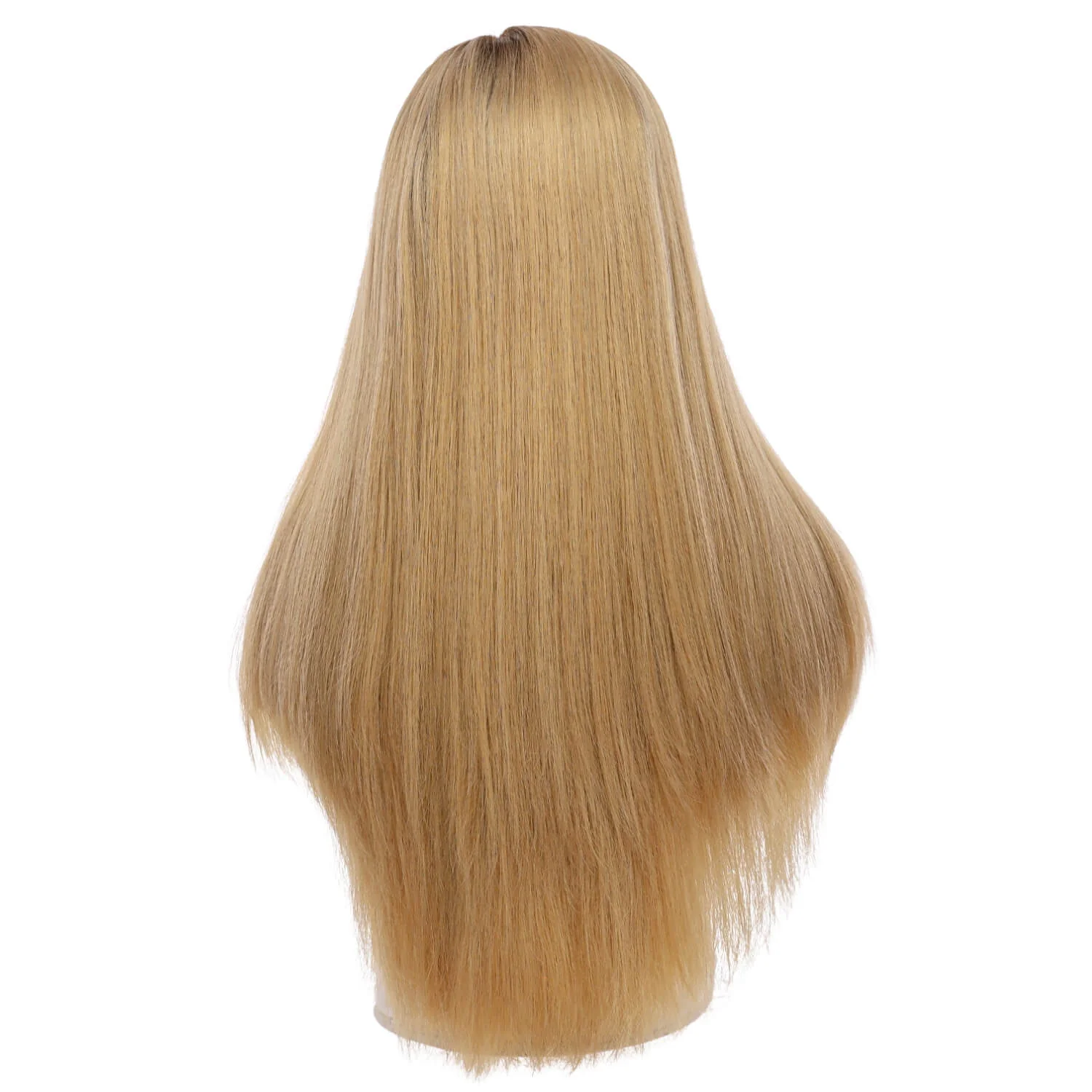 26" Amber Silk Top Wig Golden Blonde - Image 3
