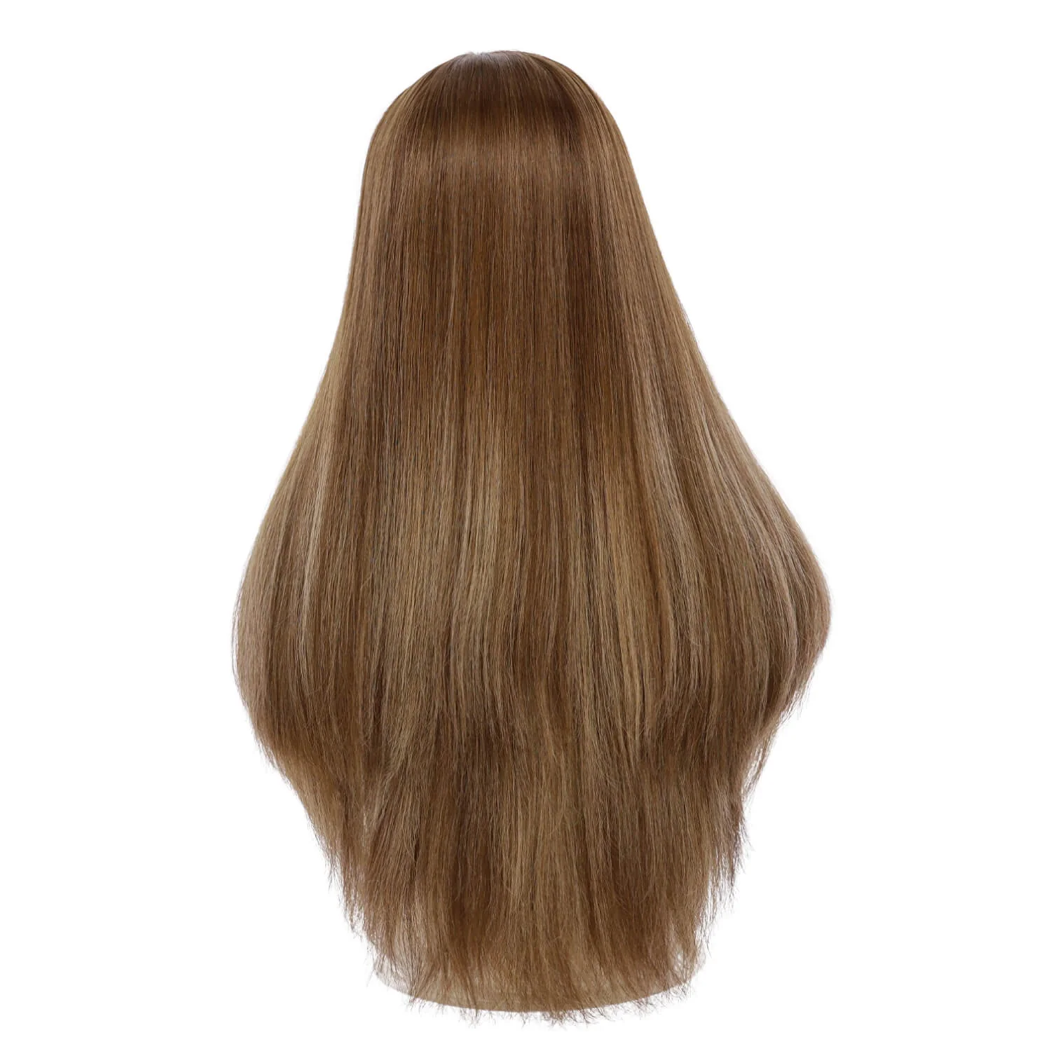 26" Amber Silk Top Wig Light Brown Babylight - Image 3