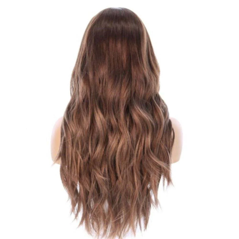 26" Amber Silk Top Wig Medium Brown Babylight - Image 6