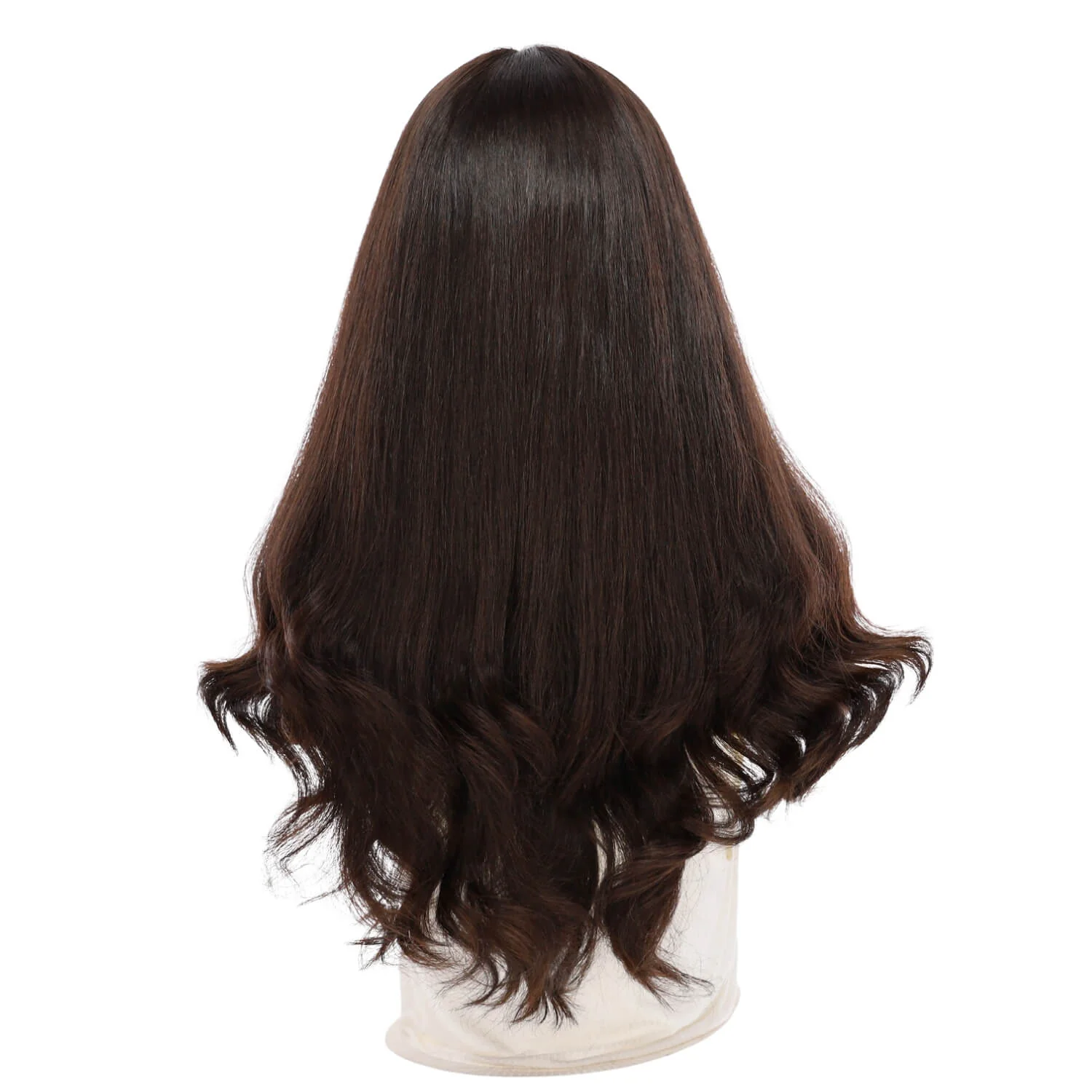 26" Amber Silk Top Wig Soft Black - Image 3