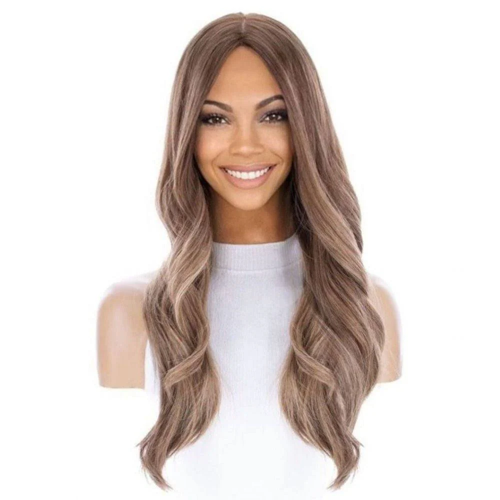 26" Ponytail Silk Top Wig Light Brown Babylight - Image 2