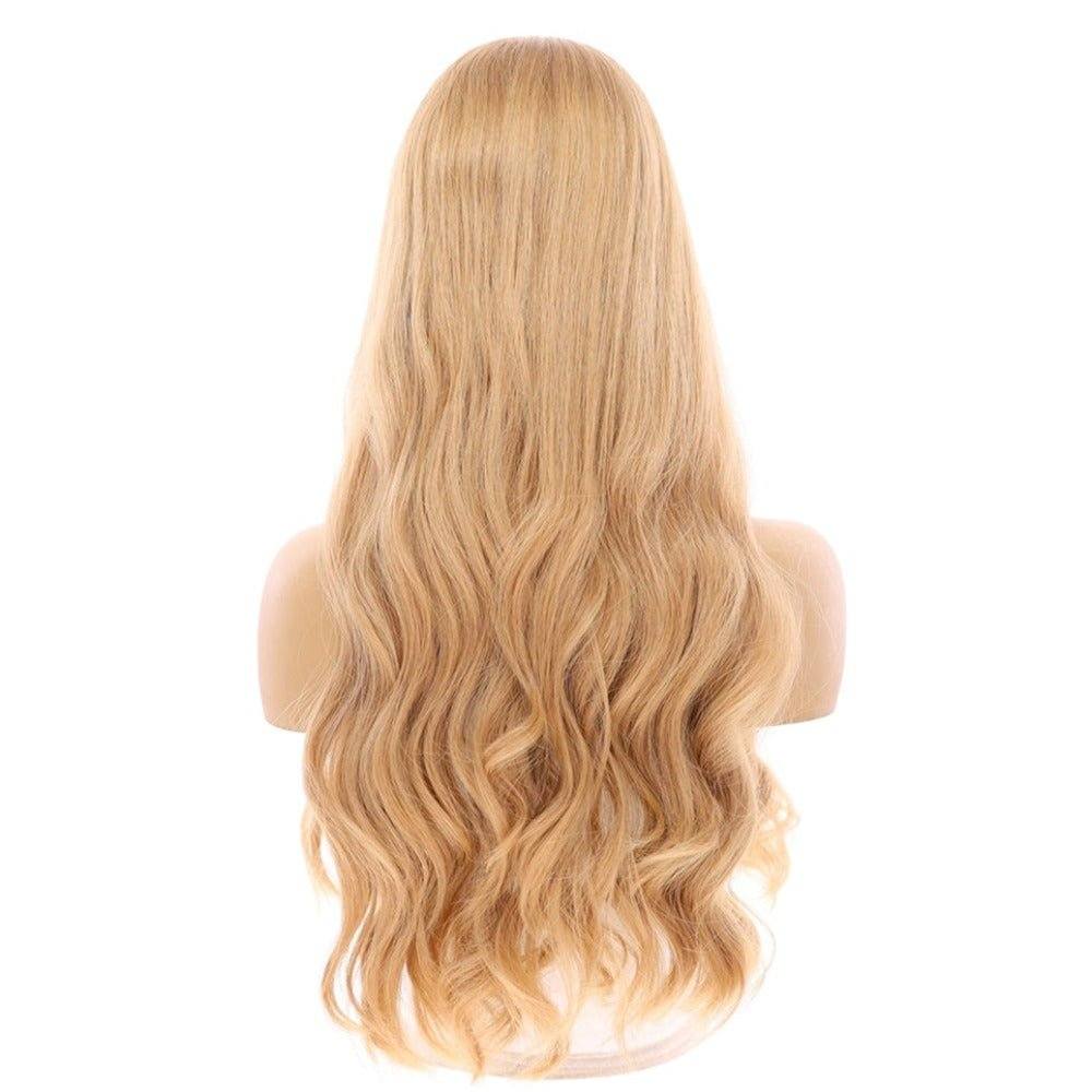 26" Luxe Silk Top Wig #16 Warm Dark Blonde - Image 4