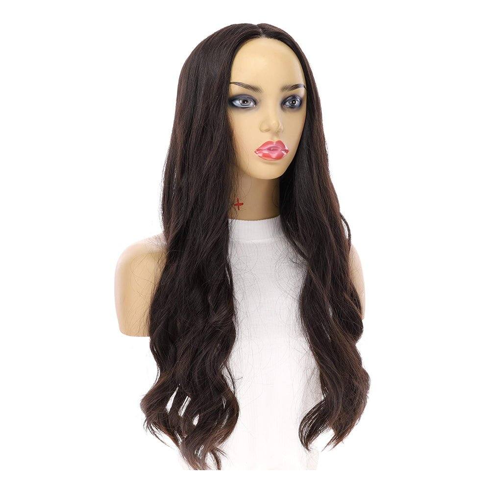 26" Luxe Silk Top Wig #1B Black - Image 4