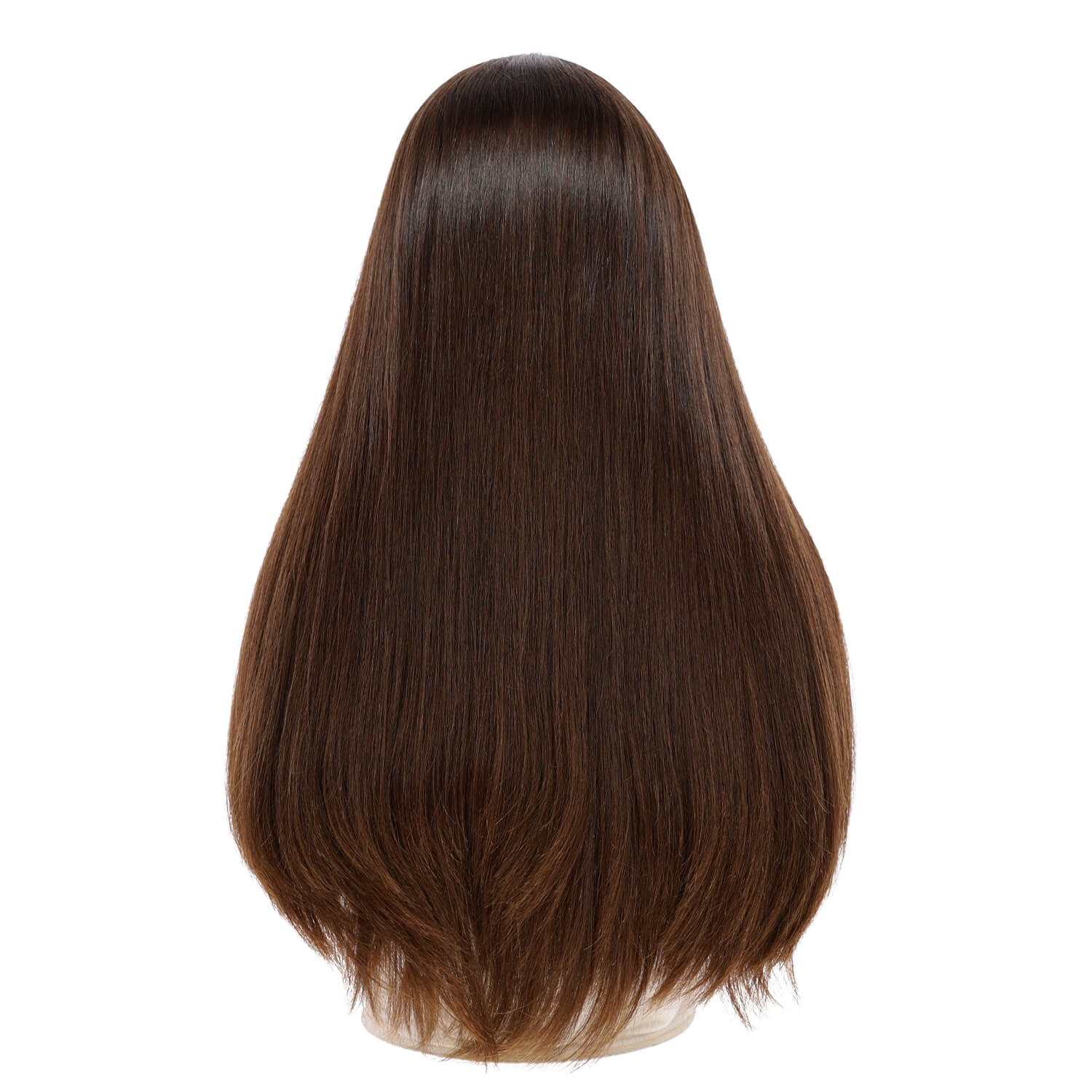 26" Secret Lace Top Wig #4 Dark Brown - Image 3