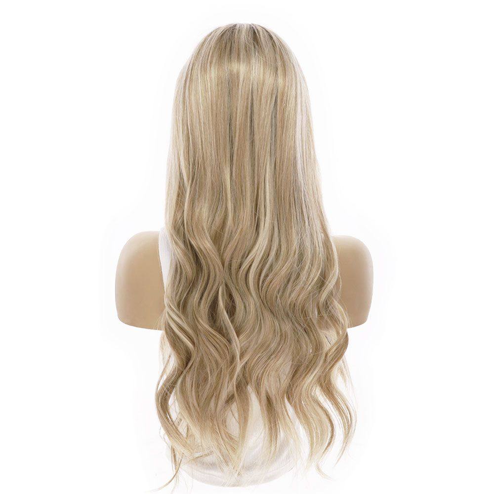 26" U-Shape Wig Ash Blonde - Image 7