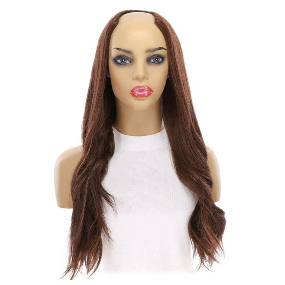 26" U-Shape Wig Auburn - Image 4
