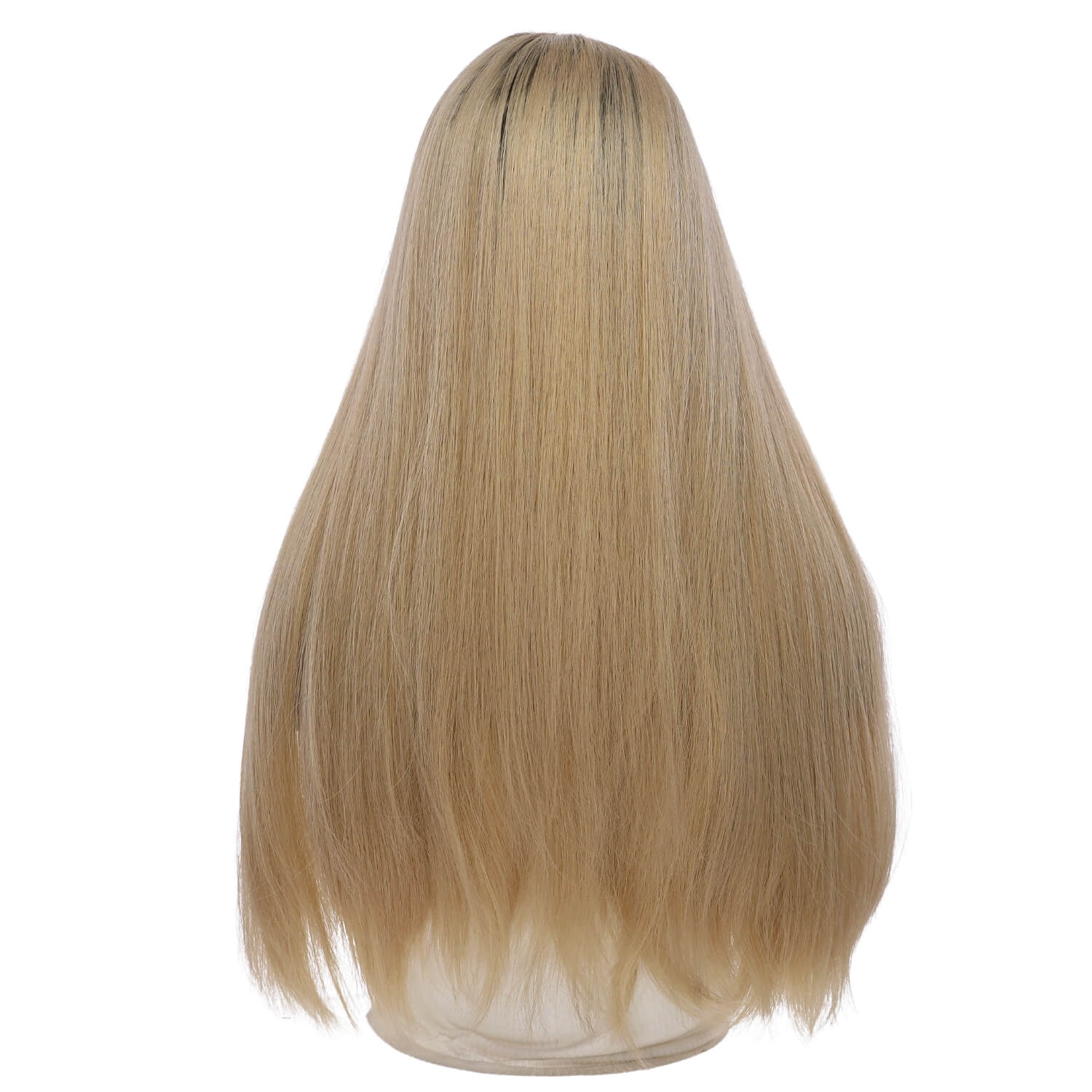 26" U-Shape Wig Beige Blonde - Image 3