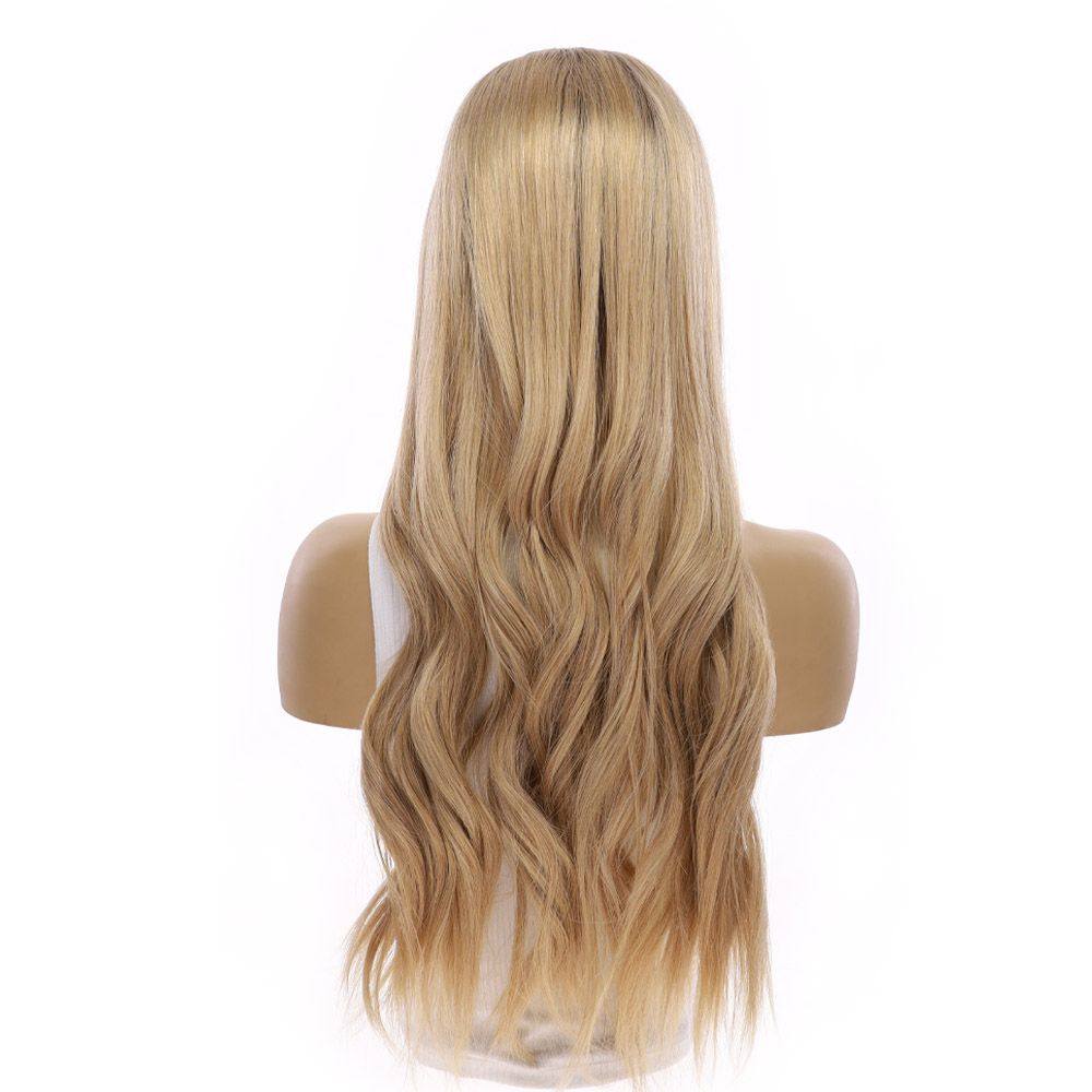 26" U-Shape Wig Golden Blonde - Image 6